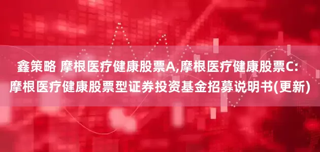 鑫策略 摩根医疗健康股票A,摩根医疗健康股票C: 摩根医疗健康股票型证券投资基金招募说明书(更新)