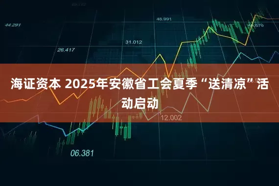 海证资本 2025年安徽省工会夏季“送清凉”活动启动