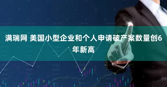 满瑞网 美国小型企业和个人申请破产案数量创6年新高